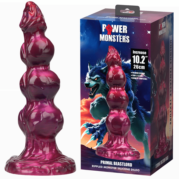 Primal Beastlord 10.2 Inch Textured Waterproof Suction Cup Base Dildo Default Title > Dildos > Large Dildos