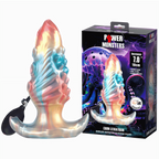 Ebon Leviathan – 7 Inch Inflatable Silicone Textured Anal Plug Default Title > Anal Range > Tunnel and Stretchers