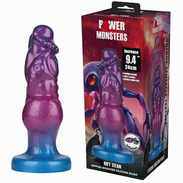 Rift Titan - 9.4 Inch Silicone Inflatable Monster Dildo Default Title > Dildos > Large Dildos