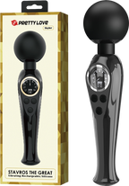 Skyler Rechargeable Wand – Powerful 10-Mode Vibrating Wand with Flexible Neck Black > Sex Toys > Massage Wands