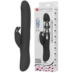 Byron Rabbit Vibrator - Rotating, Massaging, Clitoral Flickering, Fully Waterproof with Synchronous Thrusting Beads One Size > Vibrators > Ladies > Rabbit