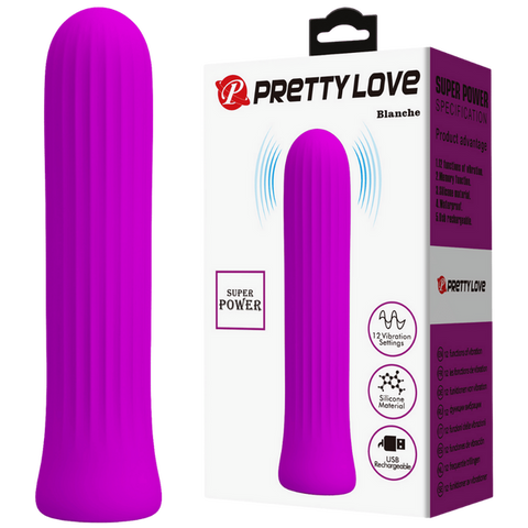 Pretty Love Rechargeable Silicone Vibrator – 12 Vibration Speeds Rechargeable Vibrator Pink > Vibrators > Standard Vibrators