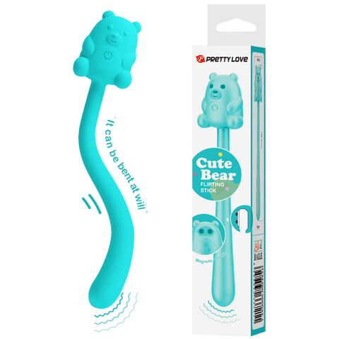 Pretty Love Cute Bear Flirting Stick – 7-Mode Vibrator Blue > Vibrators > Unconventional