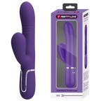 Mariana 4in1 Multi-Function Rabbit Vibrator – 7 Vibration and Thumping Modes Dark Purple > Vibrators > Ladies > Rabbit