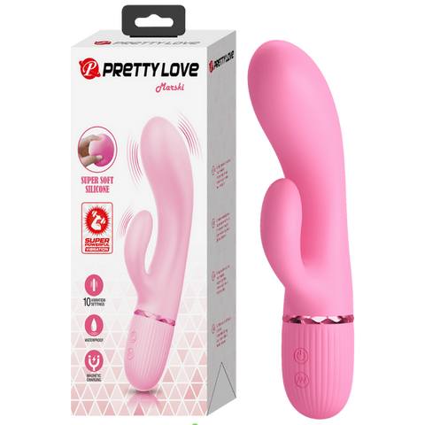 Marski Super Soft Silicone Dual Motor – 10 Function Rabbit Vibrator One Size > Vibrators > Ladies > Rabbit