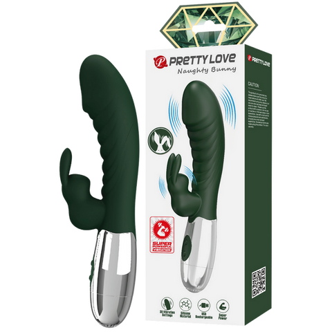 Rechargeable Naughty Bunny – Dual-Motor Silicone G-Spot and Clitoral Vibrator One Size > Vibrators > Ladies > Rabbit Multi