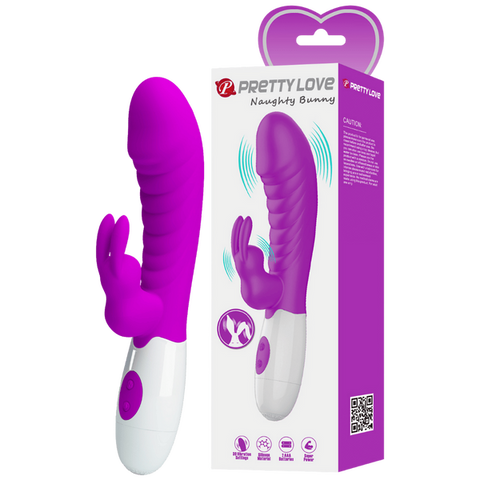 Naughty Bunny – Dual Stimulator Vibrator With G-Spot And Clitoral Vibration Pink > Vibrators > Ladies > Rabbit