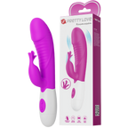 Rasmussen Dual Stimulator – G-Spot and Clitoral Vibrator with 30 Frequencies Pink > Vibrators > Ladies > Rabbit