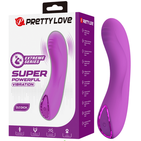 Rechargeable DJ Dick – Slim Silicone Vibrator with 10 Powerful Vibration Modes One Size > Vibrators > Standard Vibrators