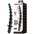 Rigdon – Rechargeable 10-Function Vibrating Bullet Anal Toy with Smooth Silicone Finish One Size > Vibrators > Mini Vibrators