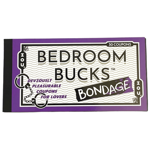 Bedroom Bucks - 30 Bondage Themed IOU Coupons One Size > Novelties > Gag Gifts