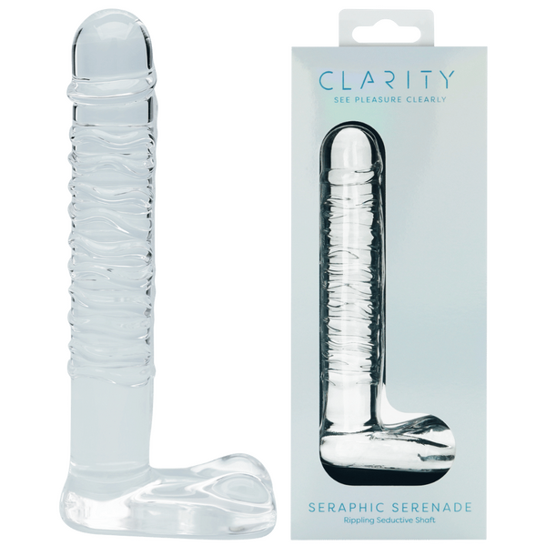 Seraphic Serenade – Hand-Blown 5.7 Inch Sculpted Glass Dildo One Size > Glass > Dildos