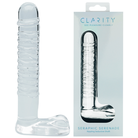 Seraphic Serenade – Hand-Blown 5.7 Inch Sculpted Glass Dildo One Size > Glass > Dildos