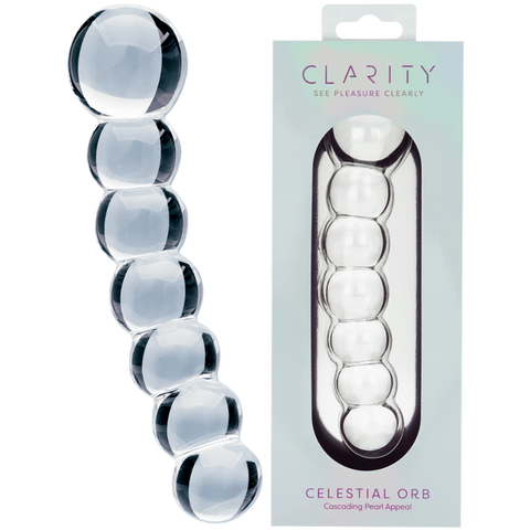 Celestial Orb – 5.4 Inch Handblown Borosilicate Glass Double-Ended Dildo One Size > Glass > Dildos