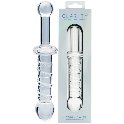 Elysian Swirl – Handblown Borosilicate Glass 5.6 Inch Dildo One Size > Glass > Dildos