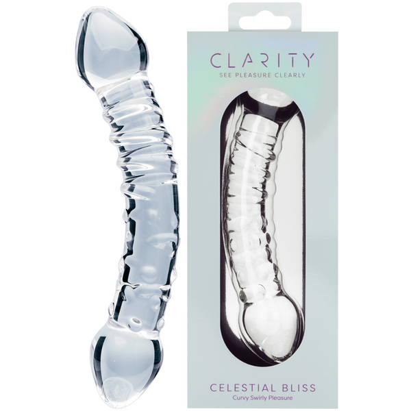 Celestial Bliss – 5.9 Inch Double-Ended Borosilicate Glass Dildo One Size > Glass > Dildos
