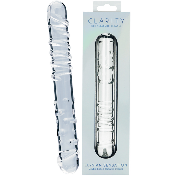 Elysian Sensation – 7.1 Inch Double-Ended Glass Dildo One Size > Glass > Dildos
