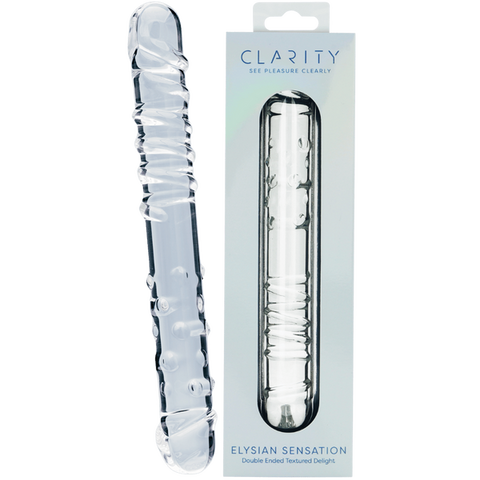 Elysian Sensation – 7.1 Inch Double-Ended Glass Dildo One Size > Glass > Dildos