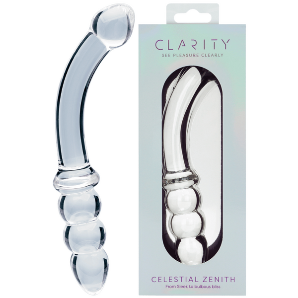 Celestial Zenith – 6.5 Inch Double-Ended Borosilicate Glass Dildo One Size > Glass > Dildos