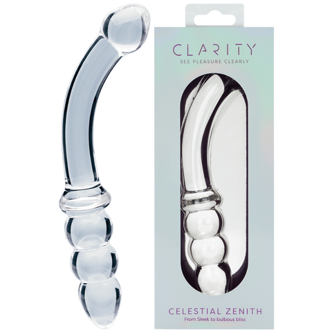 Celestial Zenith – 6.5 Inch Double-Ended Borosilicate Glass Dildo One Size > Glass > Dildos