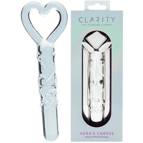 Hera’s Caress – 5.9 Inch Handblown Borosilicate Glass Dildo One Size > Glass > Dildos