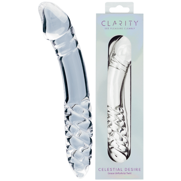 Celestial Desire – 7.4 Inch Double-Ended Borosilicate Glass Dildo One Size > Glass > Dildos