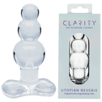 Utopian Reverie Handcrafted Borosilicate Glass Anal Beads 3.6 Inch Anal Toy One Size > Glass > Dildos