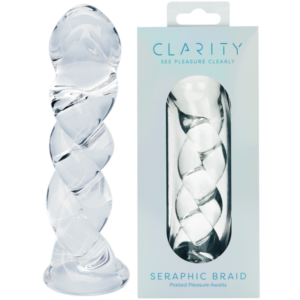 Seraphic Braid – 5.7 Inch Handblown Borosilicate Glass Dildo One Size > Glass > Dildos