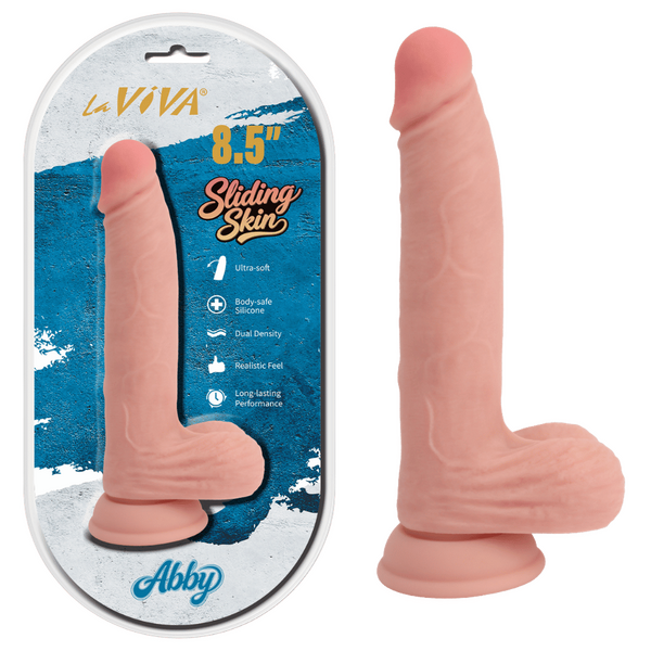 La Viva Sliding Skin Abby – 8.5" Dual Density Dong Default Title > Dildos > Realistic Dildos