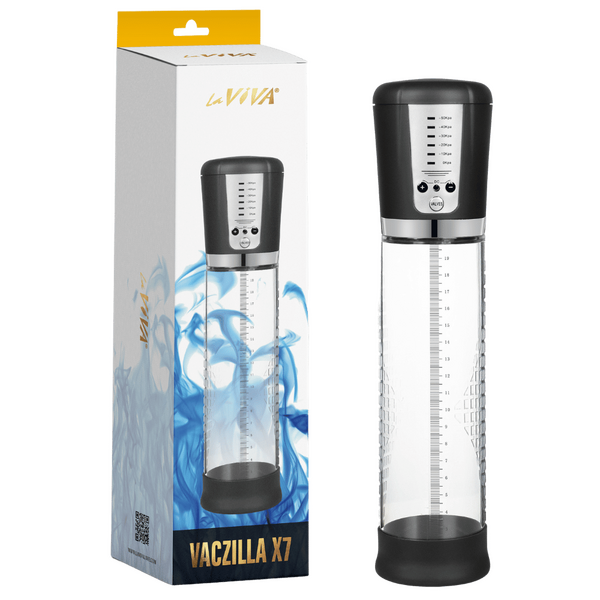 Vaczilla X7 USB Electronic Penis Pump – 5 Speed Controller Silicone Sleeve Penis Pump One Size > Pumps > Penis Pumps Electric