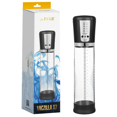 Vaczilla X7 USB Electronic Penis Pump – 5 Speed Controller Silicone Sleeve Penis Pump One Size > Pumps > Penis Pumps Electric