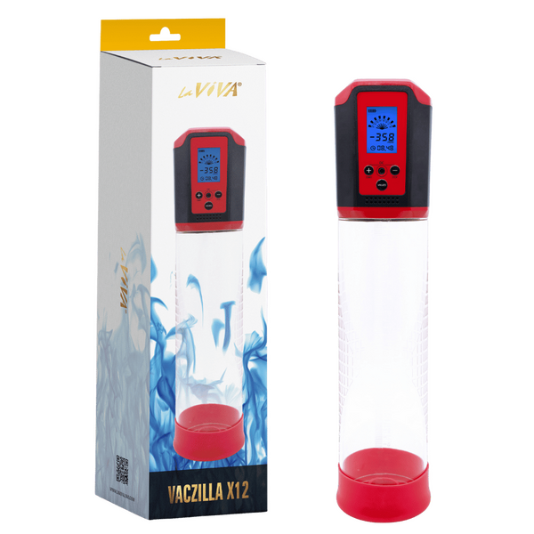 Vaczilla X12 USB Electronic Penis Pump – 7.9 Inch Phthalates Free Rechargeable Penis Pump One Size > Pumps > Penis Pumps Electric