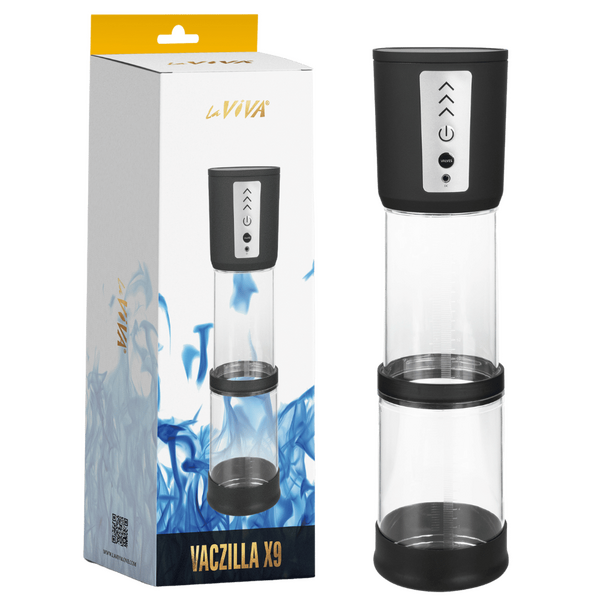 Vaczilla X9 USB Electronic Foldable Penis Pump – Adjustable Pressure Levels Portable Device One Size > Pumps > Penis Pumps Electric