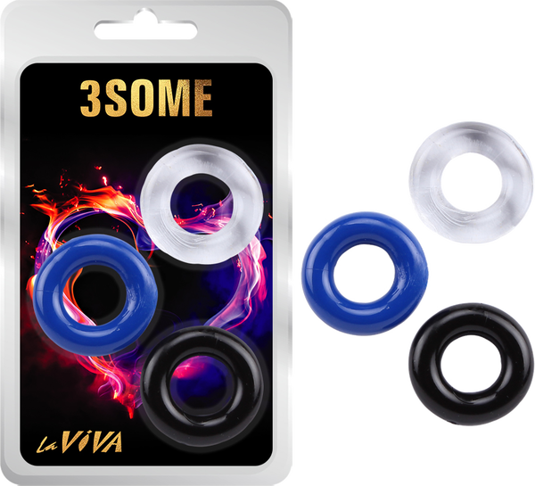 3Some Cockring Set – Cockring Set One Size > Cock Ring > Sets