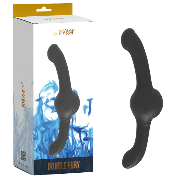 Double Fury Oscillating Thrust – Waterproof 30cm Rechargeable Vibrator One Size > Dildos > Double Dildos