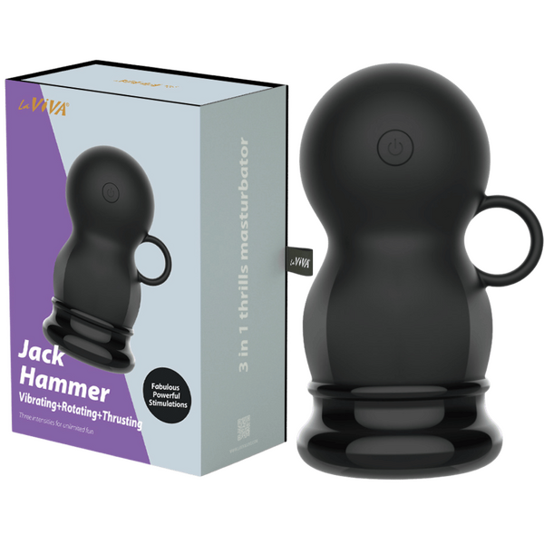 LaViva Jack Hammer – Multi-Function 8cm Vibrator with Rotating and Thrusting Motion One Size > Vibrators > Unconventional