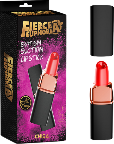Erotism Suction Lipstick – Silicone Clitoral Stimulator One Size > Vibrators > Mini Vibrators