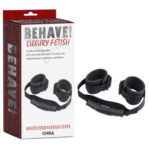 Ignite Your Fantasy Cuffs – Fully Adjustable Metal Hook Restraint Cuffs One Size > Bondage Gear > Restraints