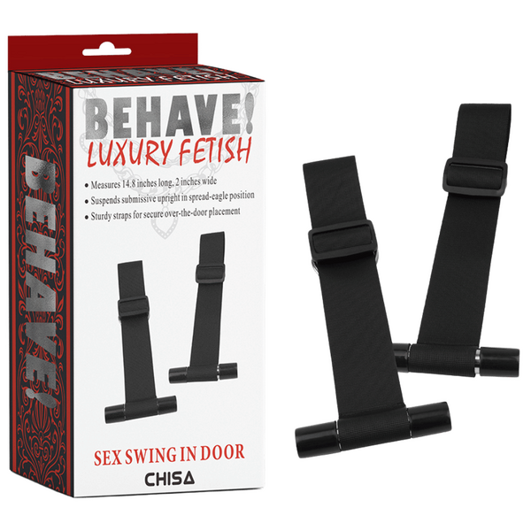 Sex Swing Over-the-Door with Adjustable Wrist Restraints – Strong Metal Bar Equipment One Size > Bondage Gear > Restraints
