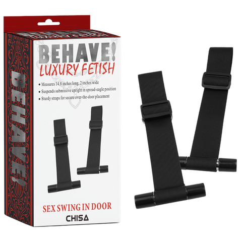 Sex Swing Over-the-Door with Adjustable Wrist Restraints – Strong Metal Bar Equipment One Size > Bondage Gear > Restraints