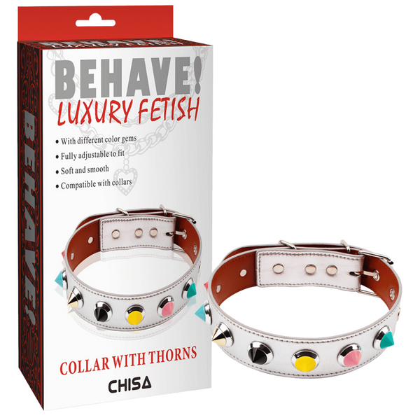 Collar with Thorns – Fully Adjustable Collar Accessory One Size > Bondage Gear > Collars & Leashes