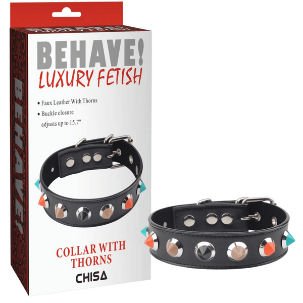 Collar With Thorns – Adjustable Collar Accessory One Size > Bondage Gear > Collars & Leashes