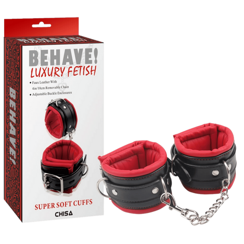 Super Soft Ankle Cuffs – Adjustable Metal Hook Restraint Cuffs One Size > Bondage Gear > Restraints