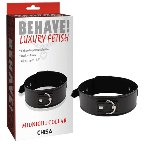 Midnight Collar – Fully Adjustable Collar One Size > Bondage Gear > Collars & Leashes