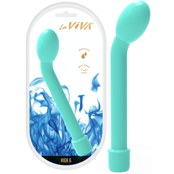High G – Waterproof Multispeed G-Spot Vibrator Battery Operated Teal > Vibrators > G-Spot