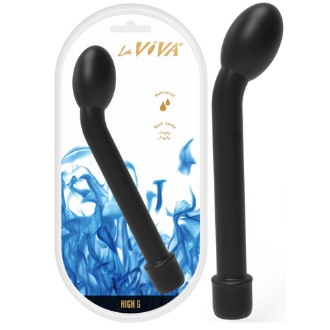 High G – Waterproof Multispeed G-Spot Vibrator Battery Operated Black > Vibrators > G-Spot