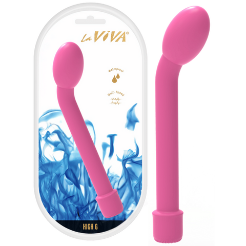 High G – Waterproof Multispeed G-Spot Vibrator Battery Operated Pink White > Vibrators > G-Spot