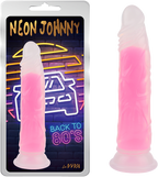 Neon Johnny 8.4" (Glow Pink) Glow Pink > Vibrators > Standard Vibrators