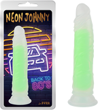 Neon Johnny 8.4" (Glow Pink) Glow Green > Vibrators > Standard Vibrators