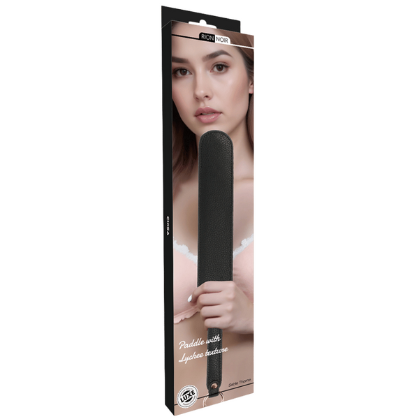 Flexible Firm Lychee Texture Faux Leather Paddle With Metal Ring Default Title > Bondage Gear > Paddles